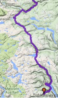 Hallingdal - Rjukan 150 km